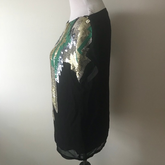 Free People Embroidered Sequin Top - Picture 2 of 5